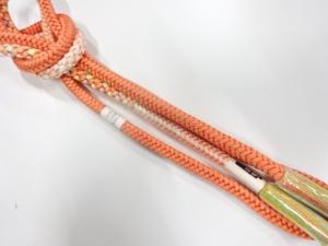 未使用品　正絹　撚り房　手組帯締め